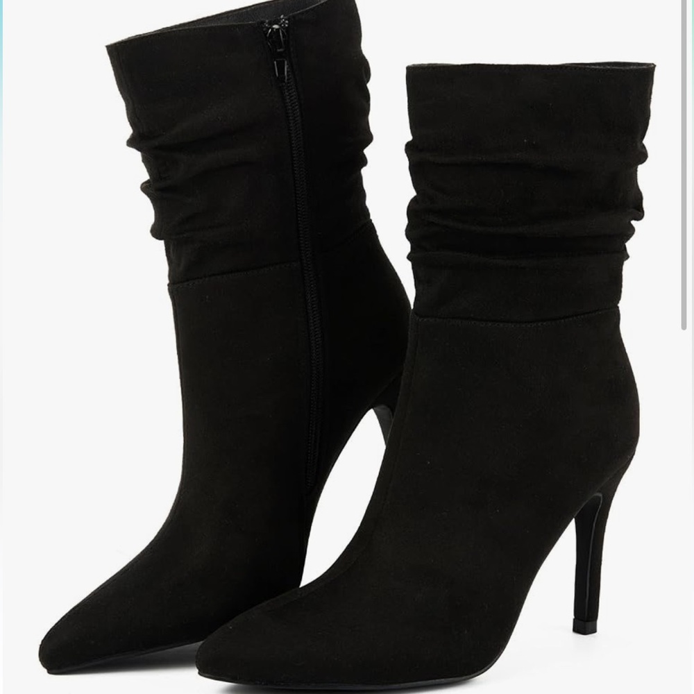 Elegant Black Stiletto Boots